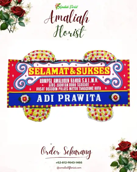 Papan Bunga Ucapan Selamat Limbasari